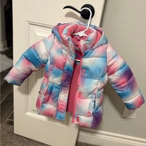 Tie-Dye Toddler Puffer Jacket